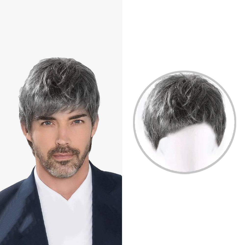 (2 POUR LE PRIX D’1) Perruque Homme Ultra-Réaliste HairStyle + CADEAU