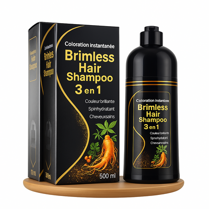 Shampooing Brimless Botanique Naturel 3 en 1 (Durée Jusqu'à 6 Mois !) + CADEAU Spécial