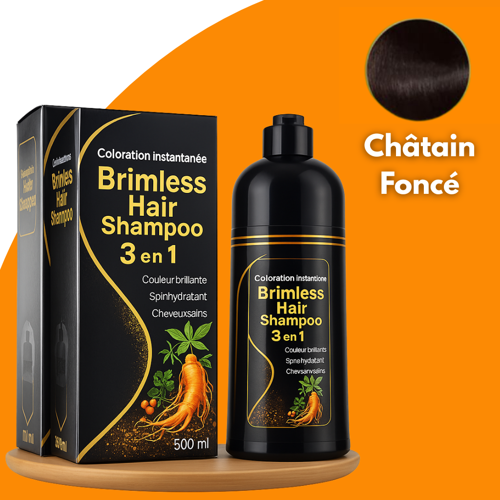 Shampooing Brimless Botanique Naturel 3 en 1 (Durée Jusqu'à 6 Mois !) + CADEAU Spécial