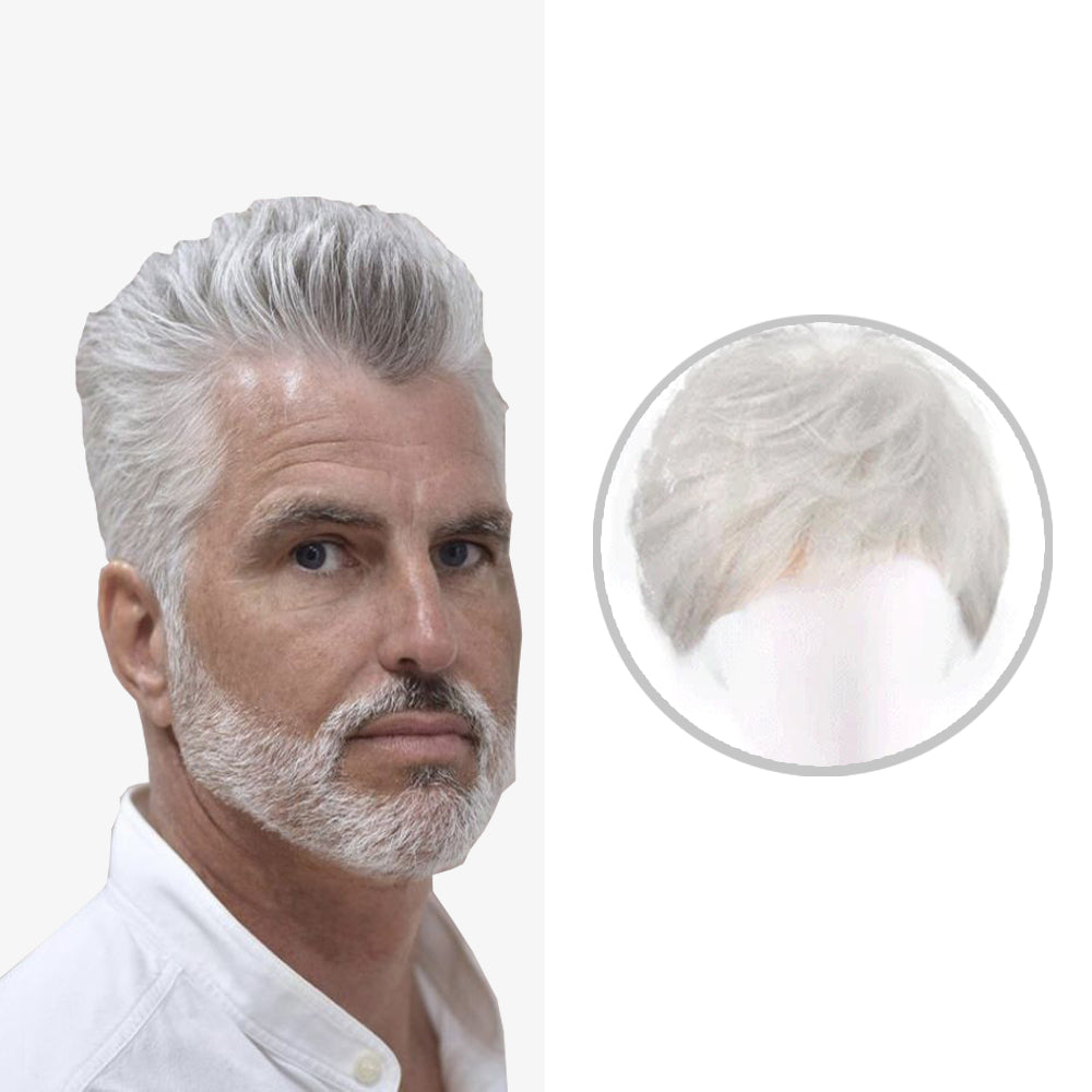 (2 POUR LE PRIX D’1) Perruque Homme Ultra-Réaliste HairStyle + CADEAU
