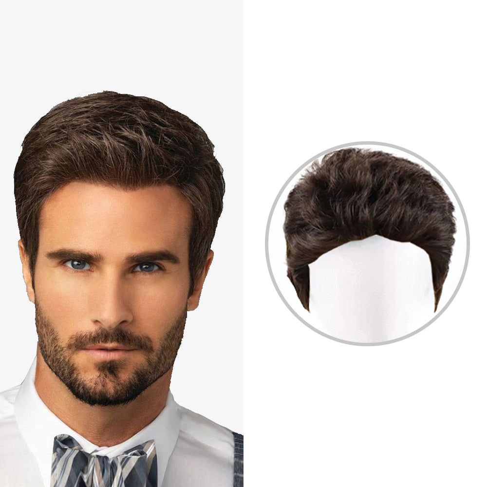 (2 POUR LE PRIX D’1) Perruque Homme Ultra-Réaliste HairStyle + CADEAU