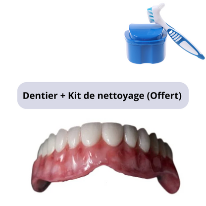 (2 POUR LE PRIX D’1) Dentier en silicone FIX | Ajustable et adaptatif + Kit de nettoyage OFFERT