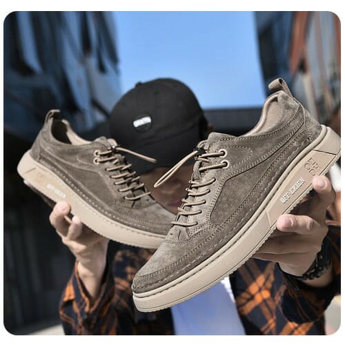 Baskets Homme en Cuir Premium Off-Ekien + CADEAU